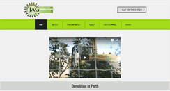 Desktop Screenshot of jagdemolition.com.au